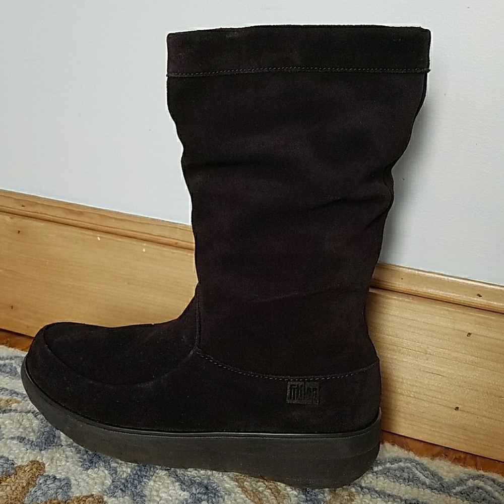 Fitflop Loaff Suede Slouchy boot